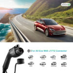 Level 2 EV Charger 48A, 240V, 11.5kW Smart Home 20FT Flex Hardwire Charging Station and Cable (NEMA 14-50 Outlet),  Indoor/Outdoor J1772 Fast Wall Electric Car Charger - Image 6